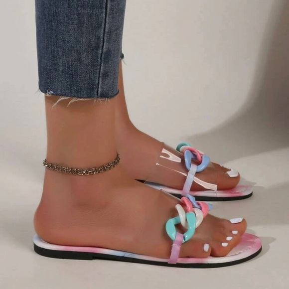 Chain strap sandals - Picture 2 of 2